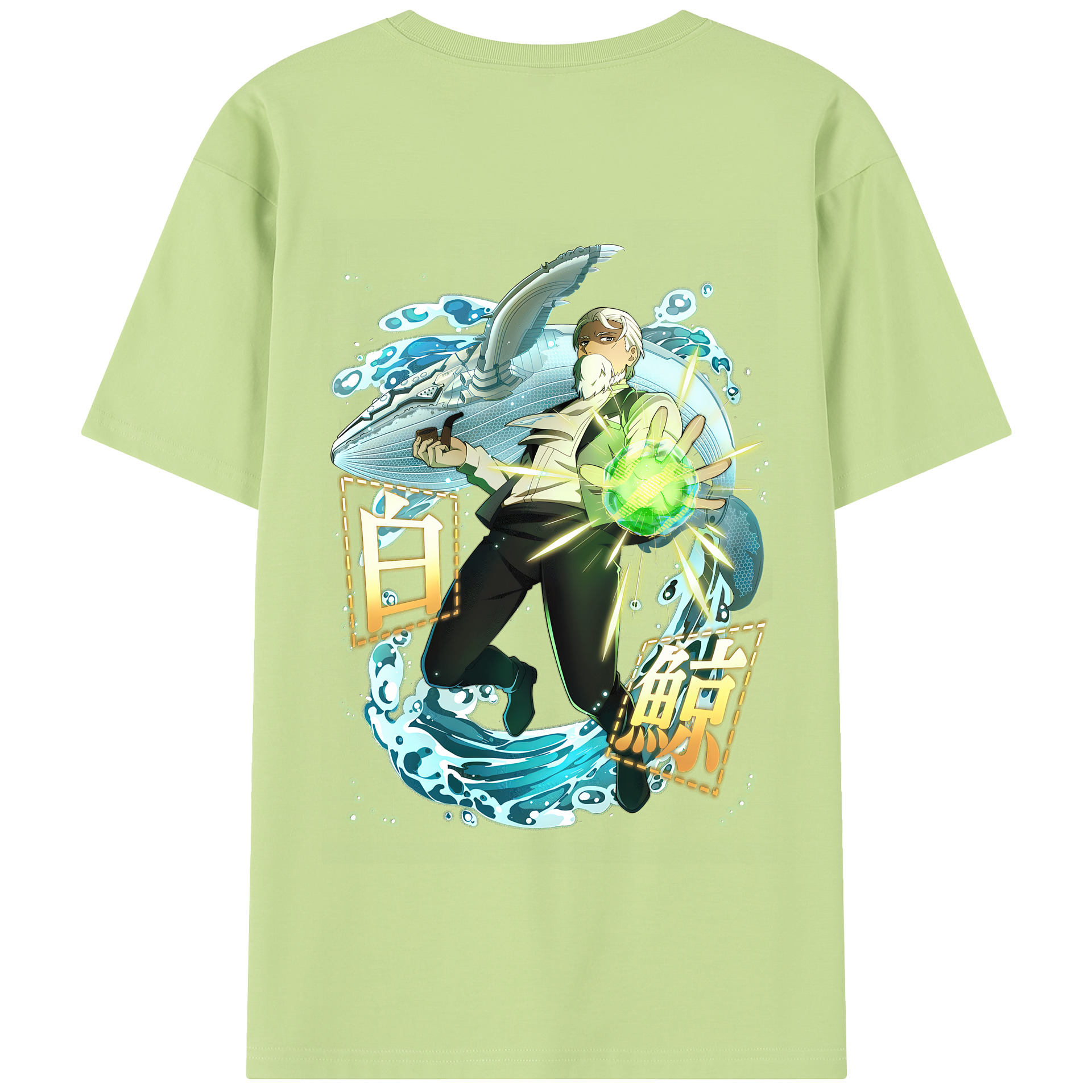 （画像用） 文豪ストレイドッグス Bungo Stray Dogs 綿100％半袖Tシャツ（背面プリント）